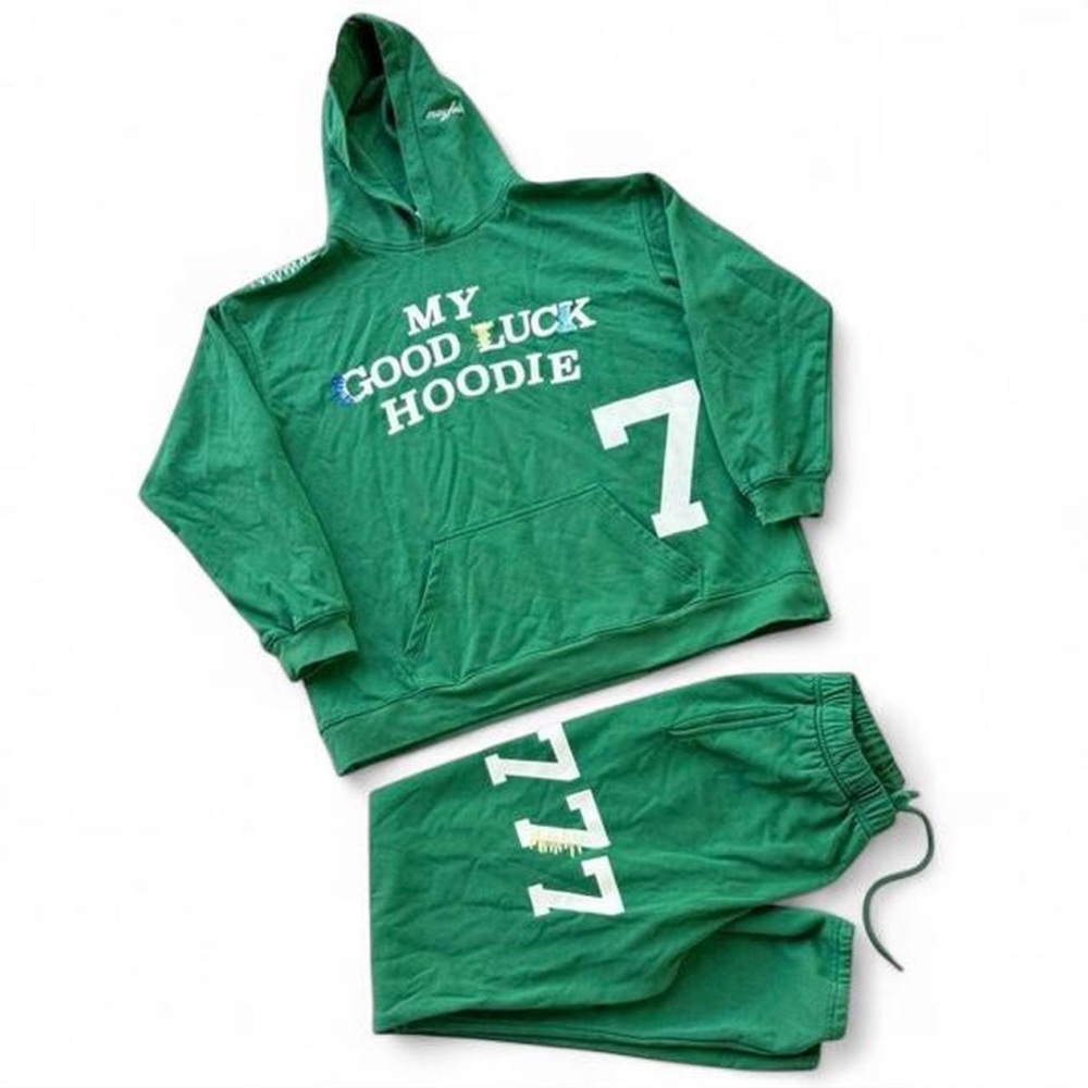 The Mayfair Group my good luck hoodie sweatpant and hoodie set S/M